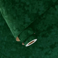 Wallercity Emerald Green Velvet Wallpaper Peel and Stick Felt Drawer Liner Self by Wallercity