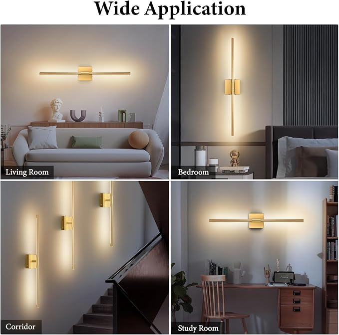 SAIMAND Wireless Sconces Set of 2 Battery Operated, 8000mAh USB Rechargeable - Image 6