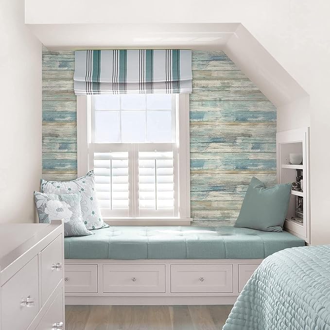 practicalWs Peel and Stick Wallpaper 17.71" x 590.5" Wood Wallpaper Wood - Image 5