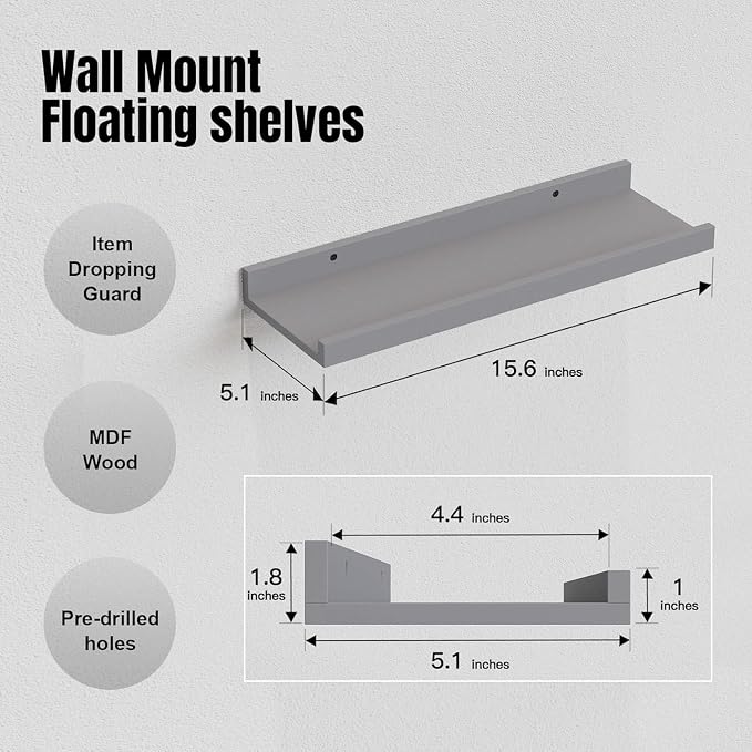 RICHER HOUSE 3 Set Floating Shelves - Image 3
