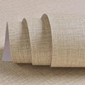 TANONE Khaki Contact Paper Peel and Stick Wallpaper, Grasscloth Beige Wallpaper by TANONE