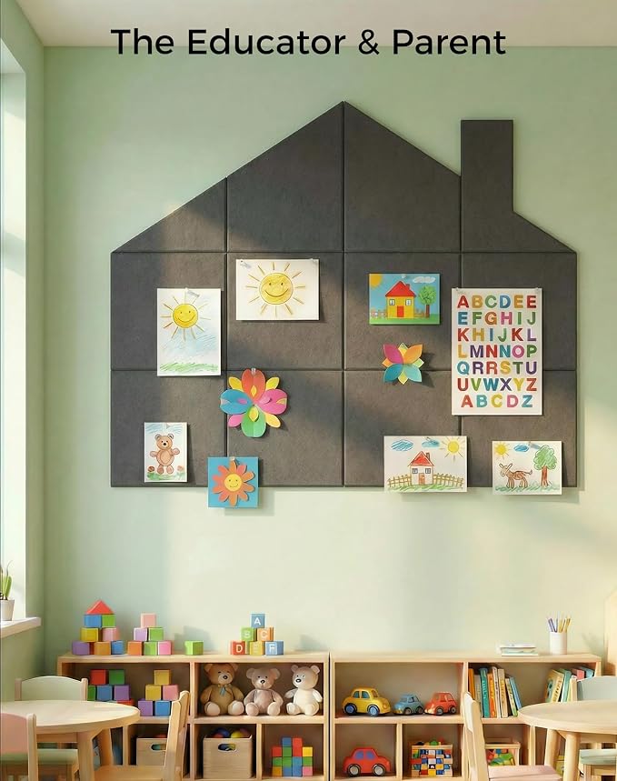 Aothia Felt Bulletin Board Tiles - Image 8