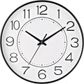 HZDHCLH Modern Wall Clocks Battery Operated, 10 inch White Clock by HZDHCLH