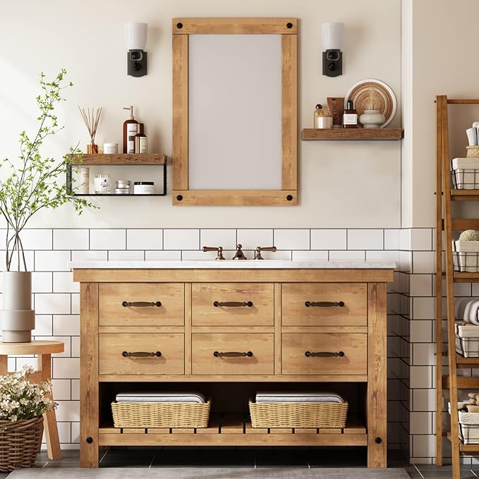 QEEIG Bathroom Shelves Over Toilet - Image 6