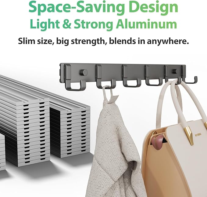 16-Inch Wall Mount Coat Rack - Image 7