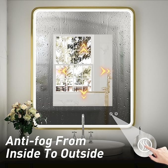 30x36 Inch LED Bathroom Mirror - Image 5