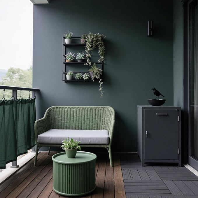 Yancorp 24"x394"/32.8' Matte Emrald Green Peel and Stick Wallpaper Removable - Image 6