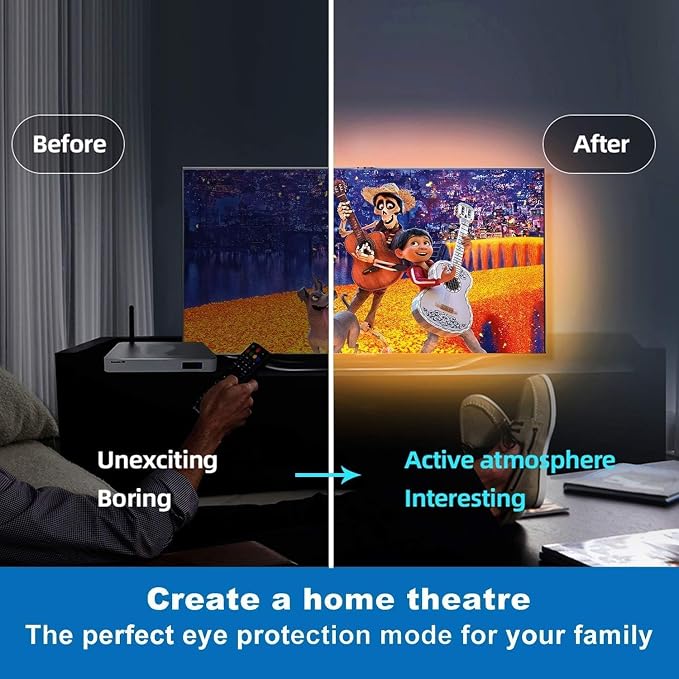 Tenmiro 50ft Led Strip Lights, Tenmiro Smart Led Lights Strip Music Sync Color - Image 8