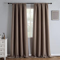 IGEMAEVE Blackout Curtains 96 Inch Length 2 Panels Set, Rod Pocket Energy by IGEMAEVE