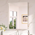 Keonjinn 28 x 36 Inch Brushed Nickel Bathroom Mirrors by Keonjinn