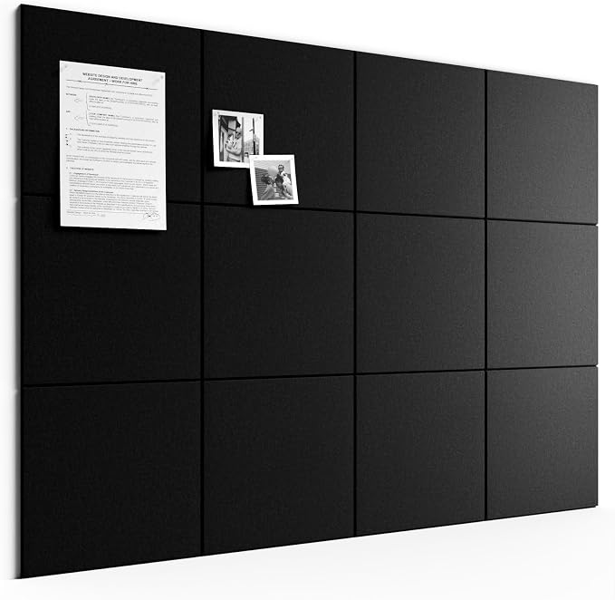 Bumusty Large Cork Board 48" x 36" Alternative by BUMUSTY