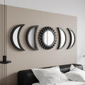 WAKOSAN Wall Mirror, Moon Phase Mirror Set, Wall Decor by WAKOSAN