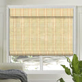 Letau No Drill No Tools Cordless Wood Window Shades Blinds, Bamboo Light by LETAU