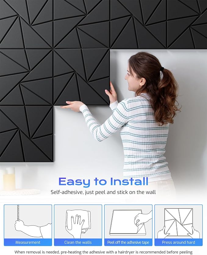 22 Pack Acoustic Panels, Sound Proof Foam Panels - Image 6
