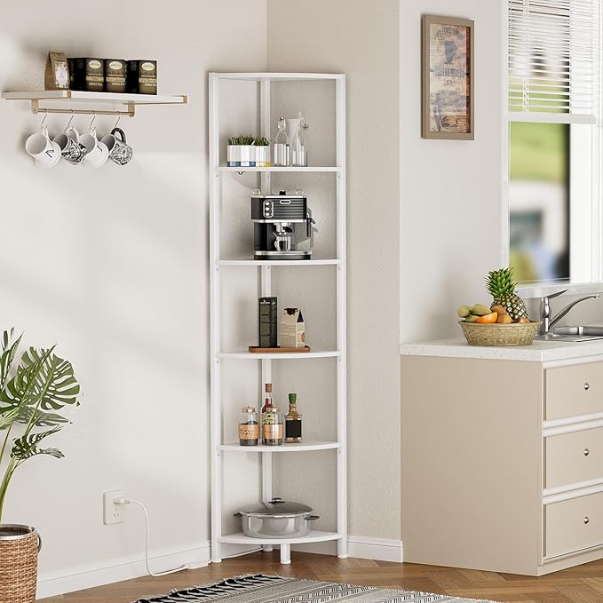 Furnulem 6 Tier Corner Shelf - Image 9