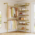 L2 Wall Mounted Closet System, Industrial Pipe Clothing Rack Clothes Racks by ONBRILL