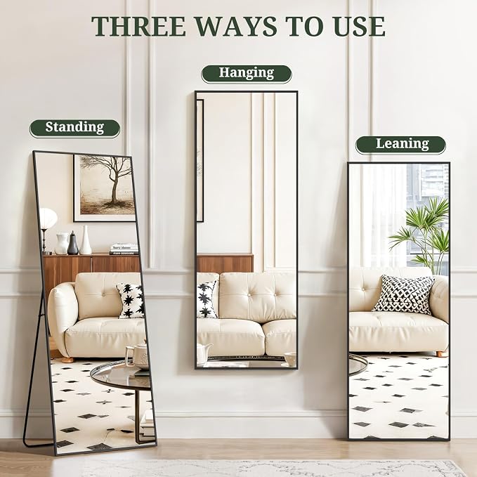 Mirror Full Length 58"x19" Full Body Floor Mirror - Image 6