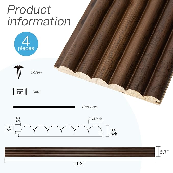 Art3d Fluted Wood Panel - Image 7
