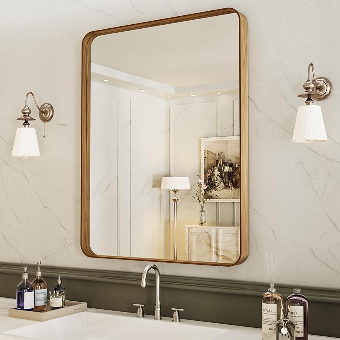 LOAAO 20X30 Inch Bathroom Mirror by LOAAO