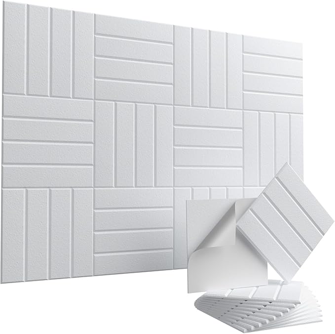 Vieshful Self Adhesive Acoustic Panels – 12"x12"x0.4" High-Density Soundproof by Vieshful