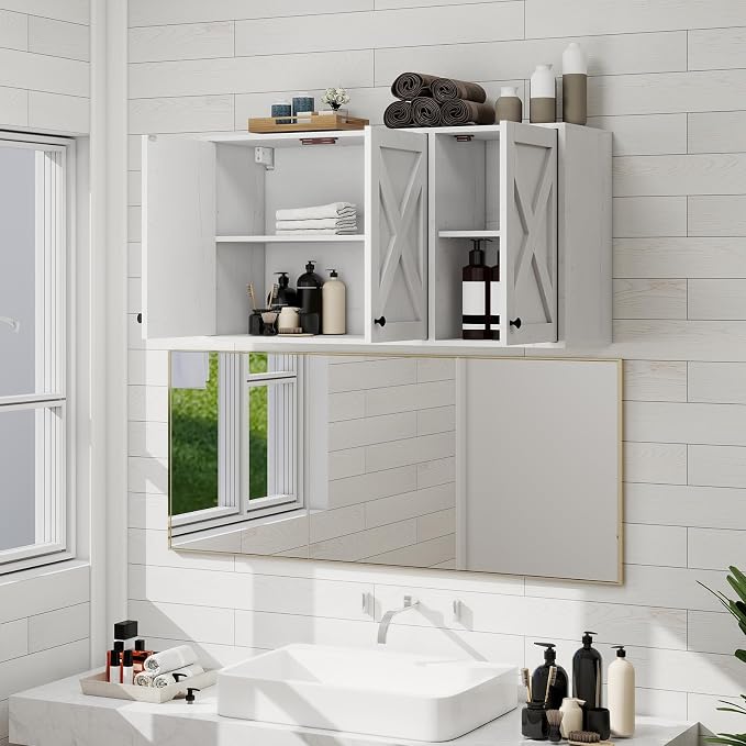 YOURLITE Laundry Cabinet, Medicine Cabinet, Bathroom Kitchen Storage Wall - Image 8