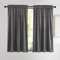 NICETOWN Living Room Grey Velvet Curtains, Sound and Sunlight Reducing Heavy by NICETOWN