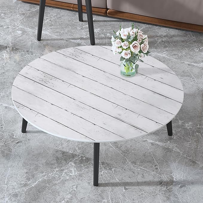 Wood Contact Paper White Gray 17.7"X 275"Thickened Peel and Stick Wallpaper - Image 4