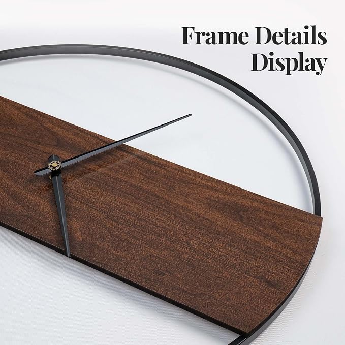 Large Wall Clock 24 Inch Decorative Modern Minimalist Wall Clocks - Image 3