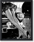 Poster Master Sexy Legs on Classic Car Poster by PosterMaster