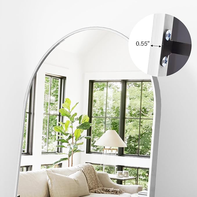 Full Length Mirror, Oversized Standing Mirrors, Hanging or Leaning Against Wall - Image 6
