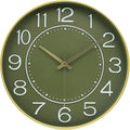 HZDHCLH 12inch Wall Clocks Battery Operated, Quartz Movement, Silent Non by HZDHCLH