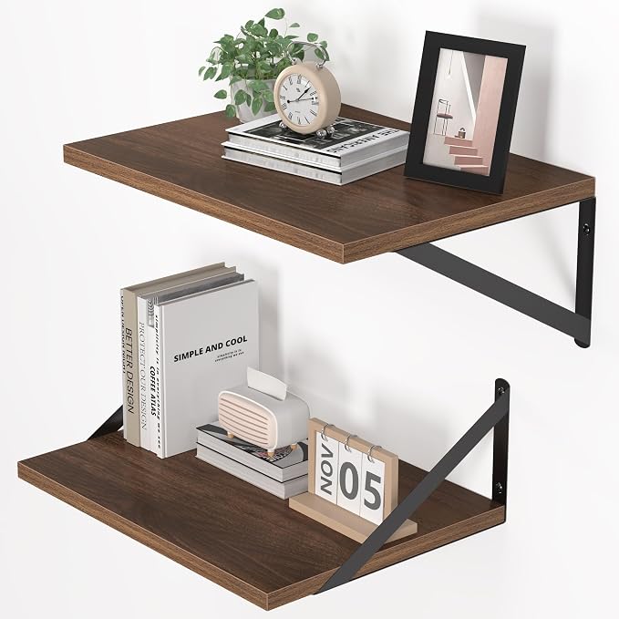 Heimlove 12 Inch Deep Floating Shelves by Heimlove