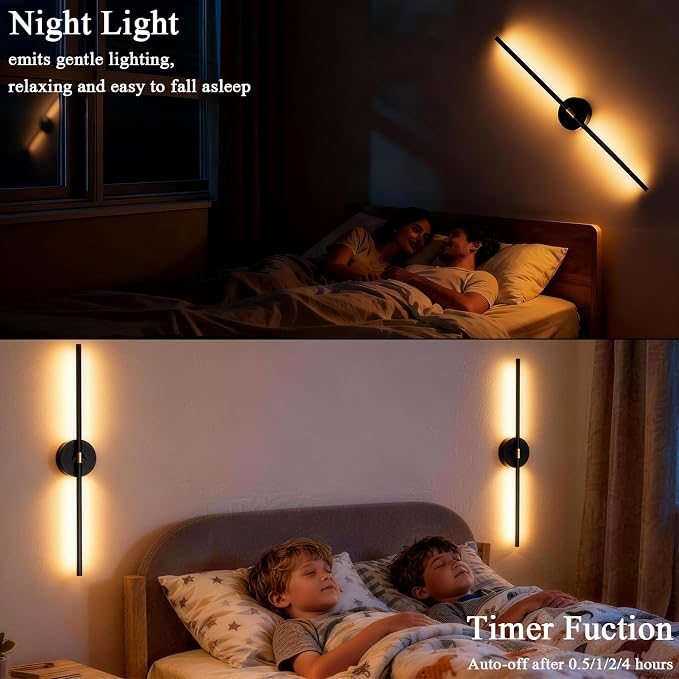 Battery Operated Wall Sconce Set of 2: 10000mAh Wireless Sconces Rechargeable - Image 7