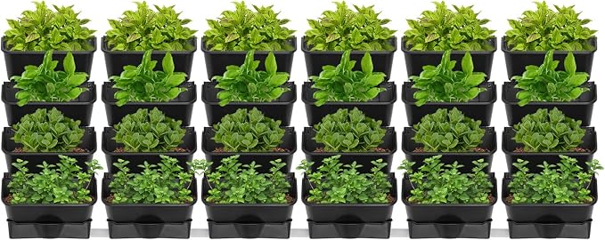 TFCFL 24 Pack Hanging Vertical Wall Planter, 12.99inch Wall Mounted Planter - Image 4
