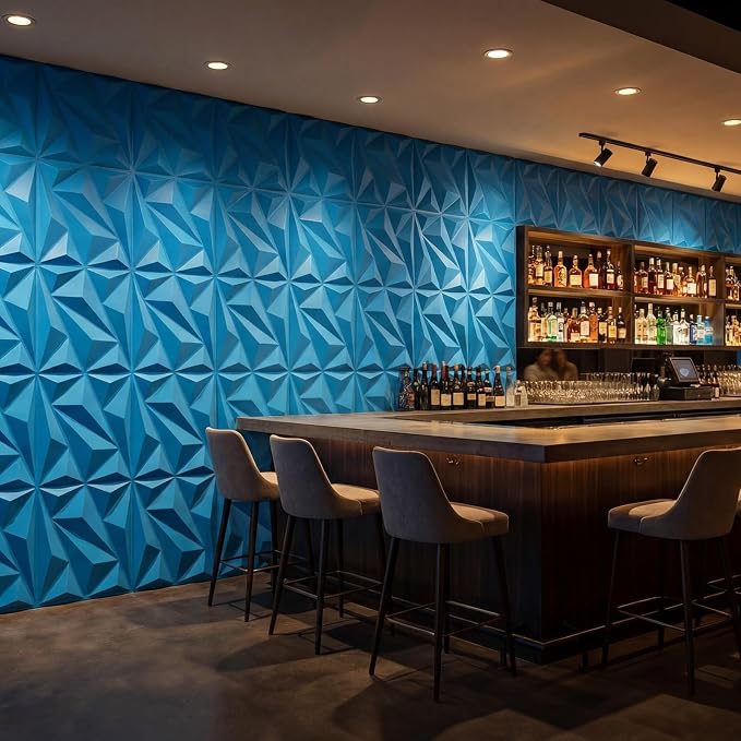 3D Wall Panel Diamond for Interior Wall Decor, Waterproof, Heat Resistant PVC - Image 6
