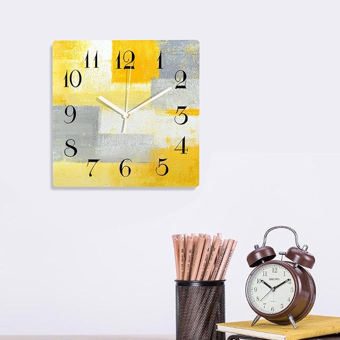 ArtSocket 12 Inch Silent Non-Ticking Wall Clock, Modern Vintage Style, Battery - Image 5