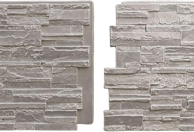EverStone Cascade Faux Stone Panel, 48 5/8"W x 24 3/4"H x 1 1/4"D - Image 8