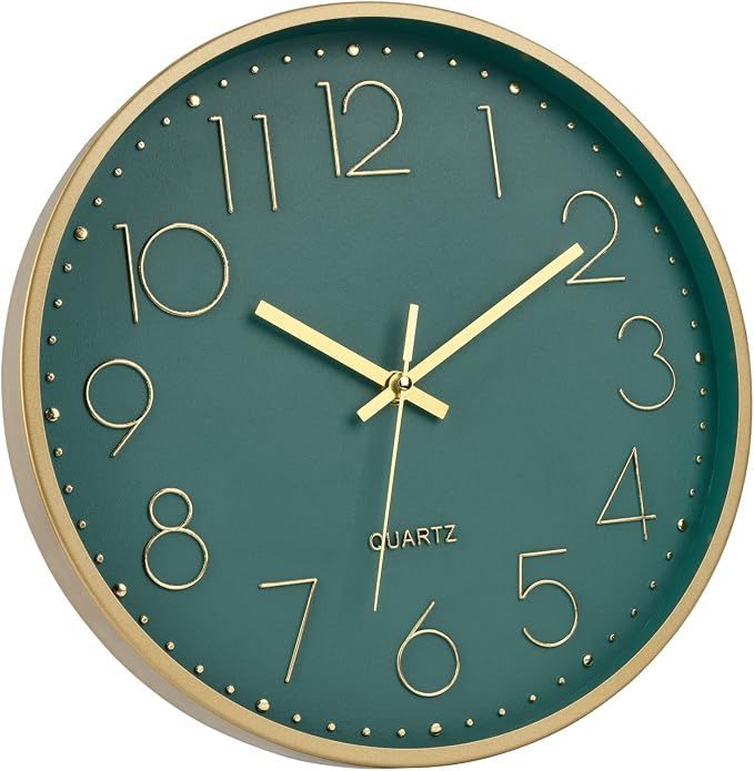 Foxtop Modern Wall Clock 12 Inch Silent Non Ticking Battery Operated Round - Image 7