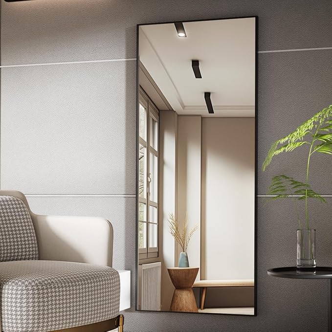 Koonmi 71"x26" Floor Mirror Full Length, Bedroom Floor Body Mirror - Image 6