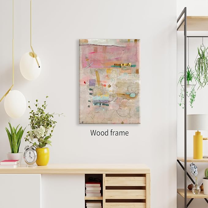 Abstract Modern Watercolor Painting Wall Art Trendy Vibrant Pastel Posters - Image 7