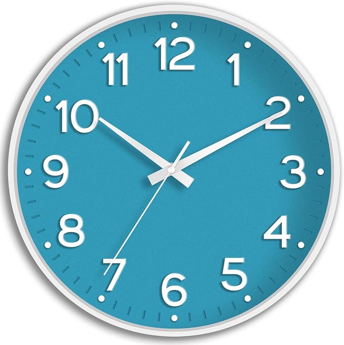 Roymnie Wall Clock, 10 Inch Silent Wall Clocks Battery Operated-Modern Non by Unknown