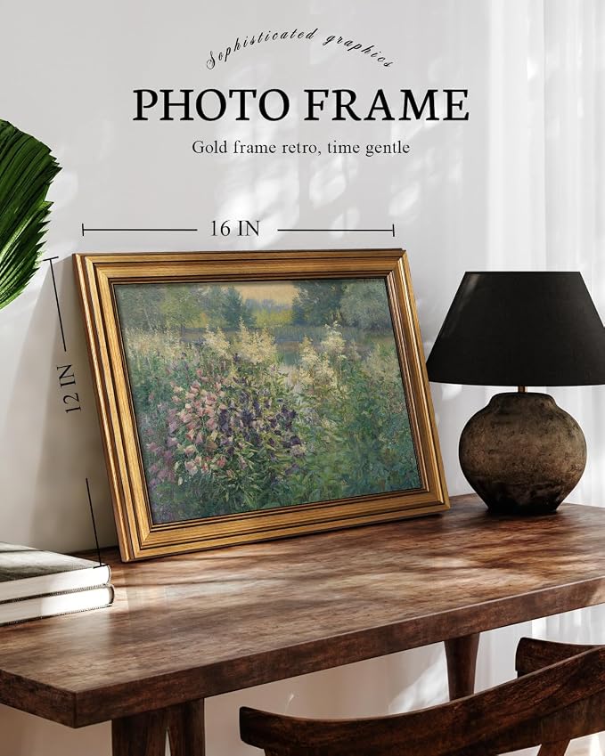 VIYYIEA Vintage Gold Framed Wall Art - Image 2