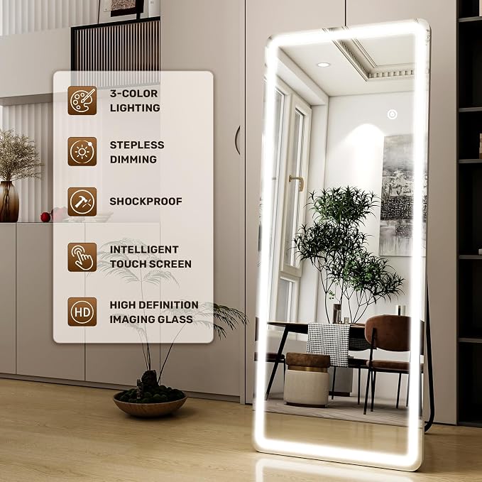 Easly 21"x56" Rectangular Full Length Mirror - Image 7