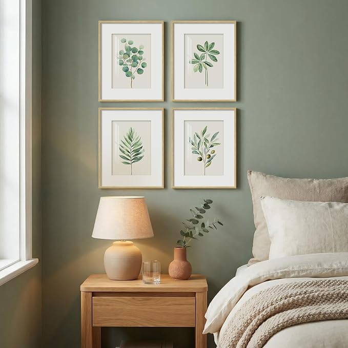 Framed Sage Green Botanical Wall - Image 4