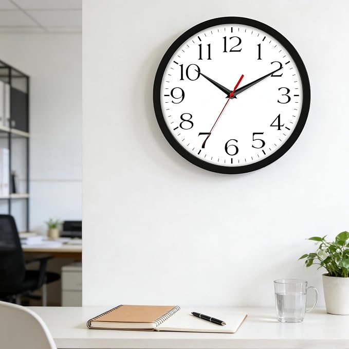 DAXSMY 10 Inch Wall Clock - Image 7