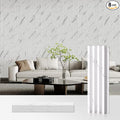 OUZUGIE WPC Acoustic Slat Wall Paneling, Living Room, TV Background, Study Room by OUZUGIE