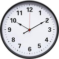 LEIKE Metal Wall Clock 12IN Black, Retro Silent Quartz Battery Operated by LEIKEWALLCLOCK