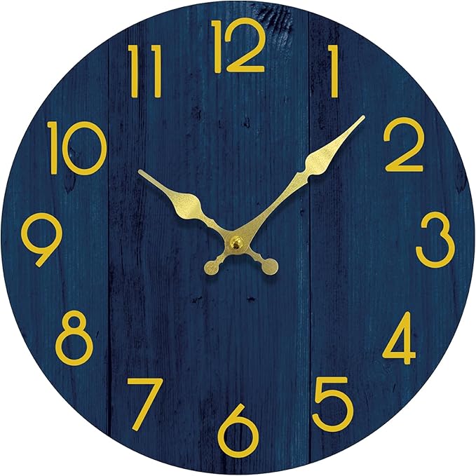 Wall Clock, Modern Wall Clocks Battery Operated, Silent Non Ticking Clock by wallclock