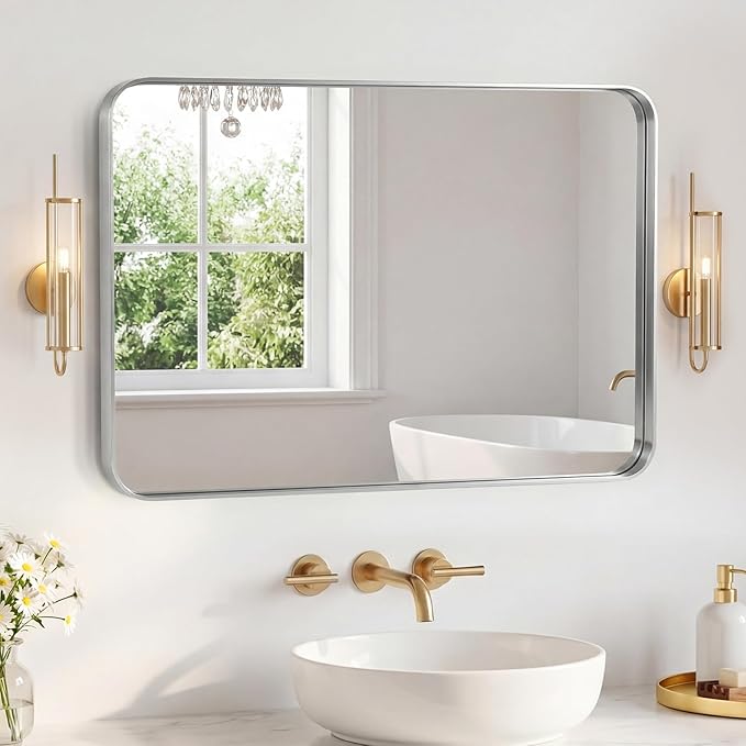 NEWBULIG 30X40 Inch Bathroom Mirror by NEWBULIG