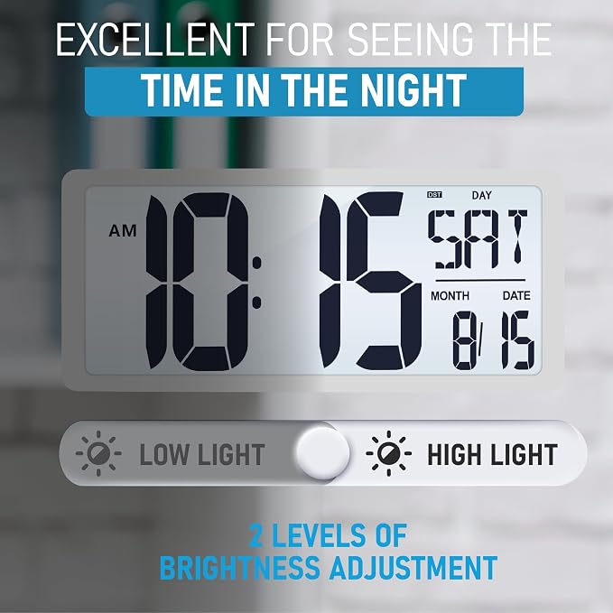 TXL 18.44" Large Digital Wall Clock - Image 5